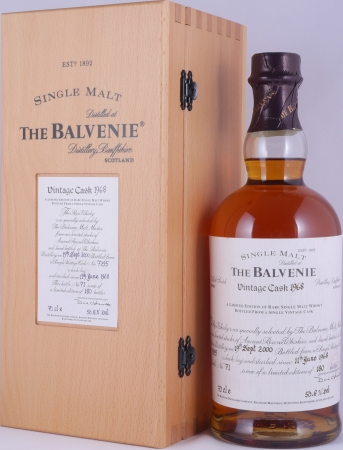 Balvenie Vintage Cask 1968 32 Years Oak Cask No. 7295 Highland Single Malt Scotch Whisky 50,8%