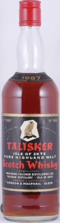 Talisker 1957 Black Label Golden Eagle Red Screw Cap Isle of Skye Pure Highland Malt Scotch Whisky 70° Proof 40,0%