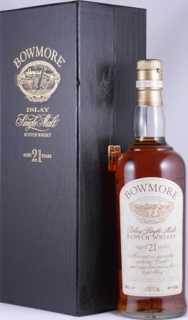 Bowmore 21 Years Specially Selected Casks White Stripe Capsule Islay Single Malt Scotch Whisky 43,0%
