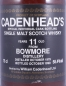 Preview: Bowmore 1979 11 Years Cadenhead Special Individual Cask Dumpy Bottle Islay Single Malt Scotch Whisky Cask Strength 58.4%