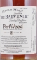 Preview: Balvenie 21 Years Port Wood Highland Single Malt Scotch Whisky 43.0% 1.0 L