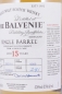 Preview: Balvenie 1995 15 Years Oak Cask No. 9369 Single Barrel Highland Single Malt Scotch Whisky 47.8%