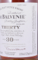Preview: Balvenie Thirty 30 Years Edition 2013 Bourbon Casks and Oloroso Sherry Butts Highland Single Malt Scotch Whisky 47.3%