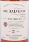 Preview: Balvenie 21 Years Port Wood Non-Chill Filtered Limited Edition Highland Single Malt Scotch Whisky 47.6%