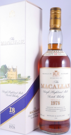 Macallan 1978 18 Years Sherry Wood Highland Single Malt Scotch Whisky 43.0%