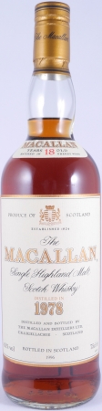 Macallan 1978 18 Years Sherry Wood Highland Single Malt Scotch Whisky 43.0%