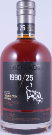 Bruichladdich 1990 25 Years Sherry Cask Limited Edition Islay Single Malt Scotch Whisky 48,1%