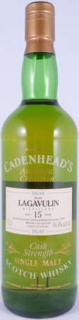 Lagavulin 1978 15 Years Oak Cask Cadenheads Authentic Collection Islay Single Malt Scotch Whisky Cask Strength 64,4%