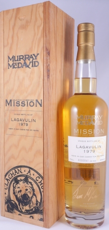 Lagavulin 1979 23 Years First Fill American Oak Murray McDavid Mission Edition Selection Number One Islay Single Malt Scotch Whisky 46,0%