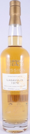 Lagavulin 1979 23 Years 1st Fill American Oak Murray McDavid Mission Edition Selection Number One Islay Single Malt Scotch Whisky 46.0%