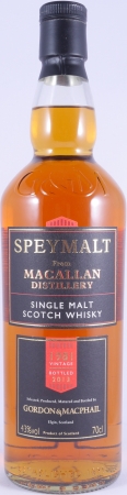 Macallan Speymalt 1981 32 Years 1st Fill Bourbon Cask Gordon and MacPhail Highland Single Malt Scotch Whisky 43.0%