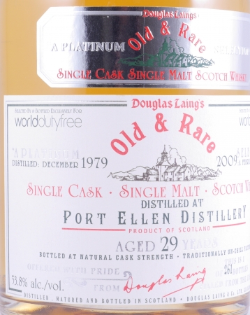 Port Ellen 1979 29 Years Oak Cask Douglas Laing Old and Rare Platinum Edition Single Cask Islay Single Malt Scotch Whisky 53.8%