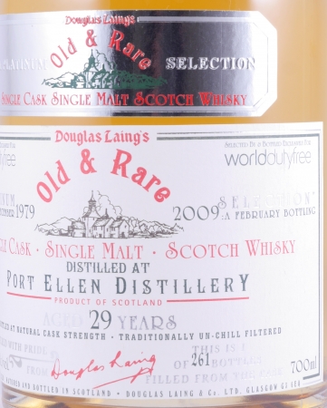 Port Ellen 1979 29 Years Oak Cask Douglas Laing Old and Rare Platinum Edition Single Cask Islay Single Malt Scotch Whisky 53.8%