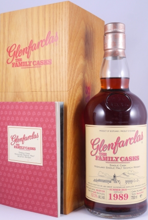 Glenfarclas 1989 29 Years The Family Casks Summer 2018 1st Fill Sherry Butt Cask No. 13005 Highland Single Malt Scotch Whisky 52.3%