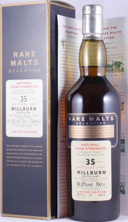 Millburn 1969 35 Years Diageo Rare Malts Selection Limited Edition Highland Single Malt Scotch Whisky Cask Strength 51,2%