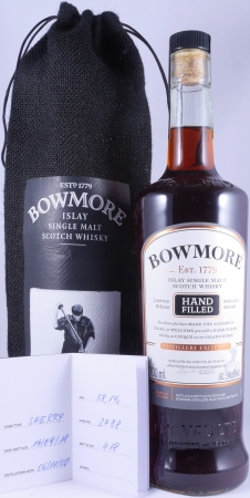 Bowmore 2000 17 Years First Fill Oloroso Sherry Cask No. 2488 26th Hand-Filled Limited Release Islay Single Malt Scotch Whisky 58,1%