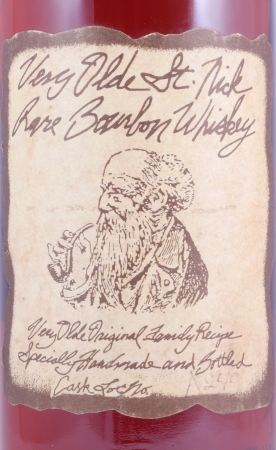 Very Olde St. Nick 18 Years Cask Lot No. A240 Rare Antique Handmade 115.3 Proof Red Wax Sealed Kentucky Straight Bourbon Whiskey 57,65%