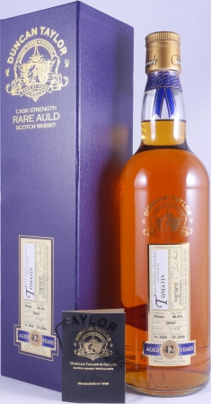 Tomatin 1965 42 Years Oak Cask No. 20947 Duncan Taylor Cask Strength Rare Auld Edition Highland Single Malt Scotch Whisky 46,6%