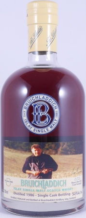 Bruichladdich 1986 20 Years Sherry Butt Cask No. 2 Special Exclusive Islay Single Malt Scotch Whisky 54.9%