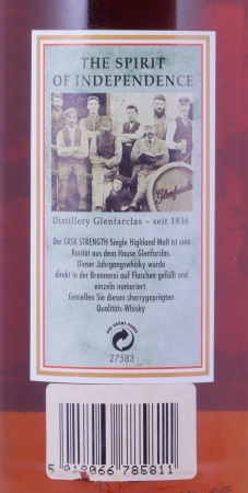 Glenfarclas 1978 20 Years Sherry Casks The Spirit of Independence Eagle Label Highland Single Malt Scotch Whisky Cask Strength 58,1%