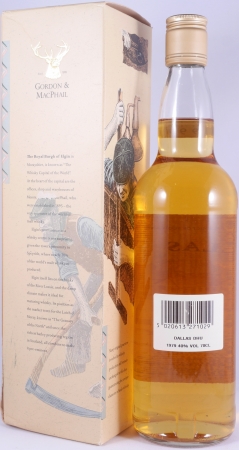 Dallas Dhu 1979 20 Years Oak Casks Gordon and MacPhail Distillery Label Gold Screw Cap Speyside Single Malt Scotch Whisky 40.0%