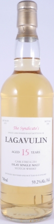Lagavulin 1979 15 Years Oak Cask The Syndicates Single Cask Independant Islay Single Malt Scotch Whisky Cask Strength 59,2%