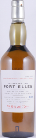 Port Ellen 1978 24 Years 2nd Annual Release 2002 Limited Edition Islay Single Malt Scotch Whisky Cask Strength 59.35%