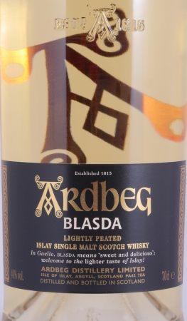 Ardbeg Blasda Limited Release 2008 Lightly Peated Islay Single Malt Scotch Whisky 40.0%