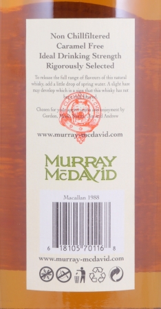 Macallan 1988 16 Years Bourbon / Port Cask No. W0411 Maverick Murray McDavid Highland Single Malt Scotch Whisky 46.0%