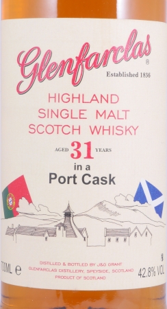 Glenfarclas 1981 31 Years Port Cask Highland Single Malt Scotch Whisky Cask Strength 42.8%