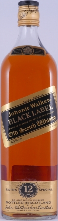 Johnnie Walker Black Label 12 Years Extra Special Duty Free Edition Blended Old Scotch Whisky 43.0% 1.0 Litre