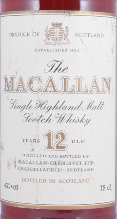 Macallan 12 Years Sherry Wood Highland Single Malt Scotch Whisky 43.0% for Pro Nobilitate Ebert, Hainzl and Co.
