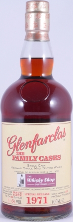 Glenfarclas 1971 40 Years The Family Casks Special Release 1st Fill Sherry Cask No. 152 Highland Single Malt Scotch Whisky 56.1%