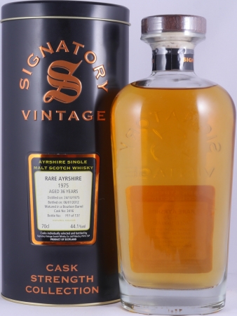 Ayrshire/Ladyburn 1975 36 Years Bourbon Barrel No. 3416 Signatory Vintage Lowland Single Malt Scotch Whisky 44,1%