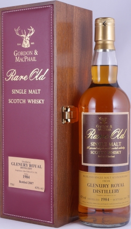 Glenury Royal 1984 23 Years Oak Cask Gordon and MacPhail Rare Old Highland Single Malt Scotch Whisky 43.0%