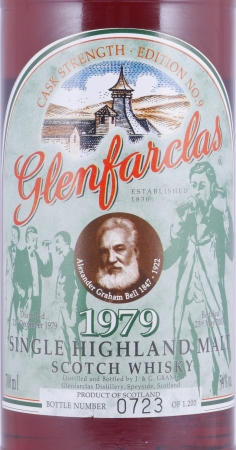 Glenfarclas 1979 23 Years Sherry Casks Edition No. 9 Alexander Graham Bell Highland Single Malt Scotch Whisky Cask Strength 54.0%