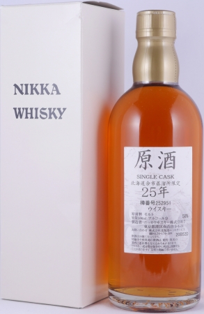 Nikka Yoichi 25 Years Genshu First Fill Sherry Cask No. 252951 Japan Single Malt Whisky Cask Strength 58,0%