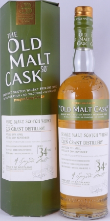 Glen Grant 1975 34 Years Refill Hogshead Cask No. DL 5597 Douglas Laing OMC Highland Single Malt Scotch Whisky 50,0%