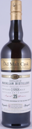 Macallan 1988 25 Years Refill Hogshead Old Malt Cask 15th Anniversary Highland Single Malt Scotch Whisky 51.4%