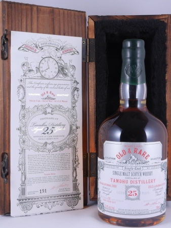 Tamdhu 1988 25 Years Sherry Butt Hunter Laing Old and Rare Platinum Selection Speyside Single Malt Scotch Whisky 53,4%