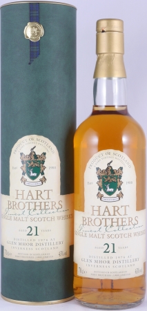 Glen Mhor 1976 21 Years Hart Brothers Rare Vintage Finest Collection Highland Single Malt Scotch Whisky 43,0%