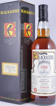 Mortlach 1988 23 Years Refill Sherry Butt Cask No. 4741 Blackadder Raw Cask Speyside Single Malt Scotch Whisky 56,6%