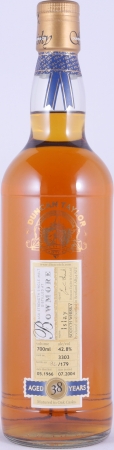 Bowmore 1966 38 Years Oak Cask No. 3303 Duncan Taylor Cask Strength Rare Auld Edition Islay Single Malt Scotch Whisky 42,8%
