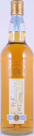 Highland Park 1986 21 Years Oak Cask No. 2252 Duncan Taylor Cask Strength Rare Auld Edition Orkney Islands Single Malt Scotch Whisky 55,7%