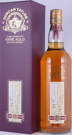 Strathclyde 1973 31 Years Oak Cask No. 74060 Duncan Taylor Cask Strength Rare Auld Edition Lowland Single Grain Scotch Whisky 64,2%