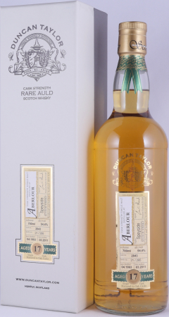 Aberlour 1993 17 Years Oak Cask No. 2843 Duncan Taylor Cask Strength Rare Auld Edition Speyside Single Malt Scotch Whisky 54.4%