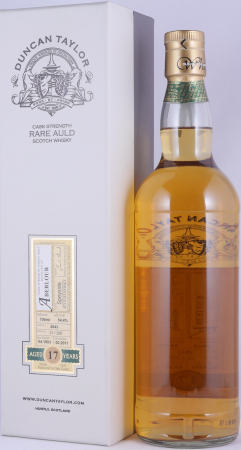 Aberlour 1993 17 Years Oak Cask No. 2843 Duncan Taylor Cask Strength Rare Auld Edition Speyside Single Malt Scotch Whisky 54.4%