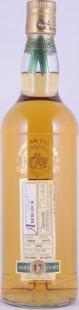 Aberlour 1993 17 Years Oak Cask No. 2843 Duncan Taylor Cask Strength Rare Auld Edition Speyside Single Malt Scotch Whisky 54.4%