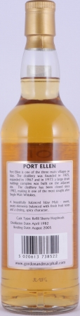 Port Ellen 1982 23 Years Refill Sherry Hogsheads Gordon und MacPhail Connoisseurs Choice Single Malt Scotch Whisky 40,0%