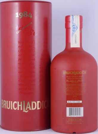 Bruichladdich 1984 22 Years Redder Still 2nd Limited Release Château Lafleur Cask Finish Islay Single Malt Scotch Whisky Cask Strength 50,4%